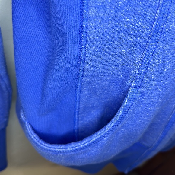 Reflex blue athletic zip up hoodie L - Picture 7 of 10